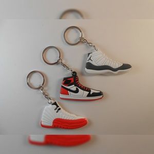 3 Jordan keychains. New!